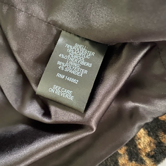 torrid leopard print woolen car coat, Sz. 3X - Picture 6 of 6